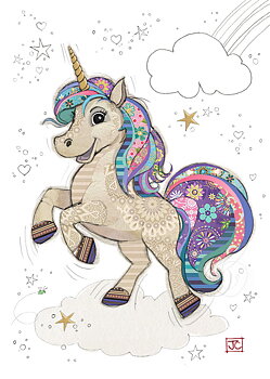 Una Unicorn, Greeting Card