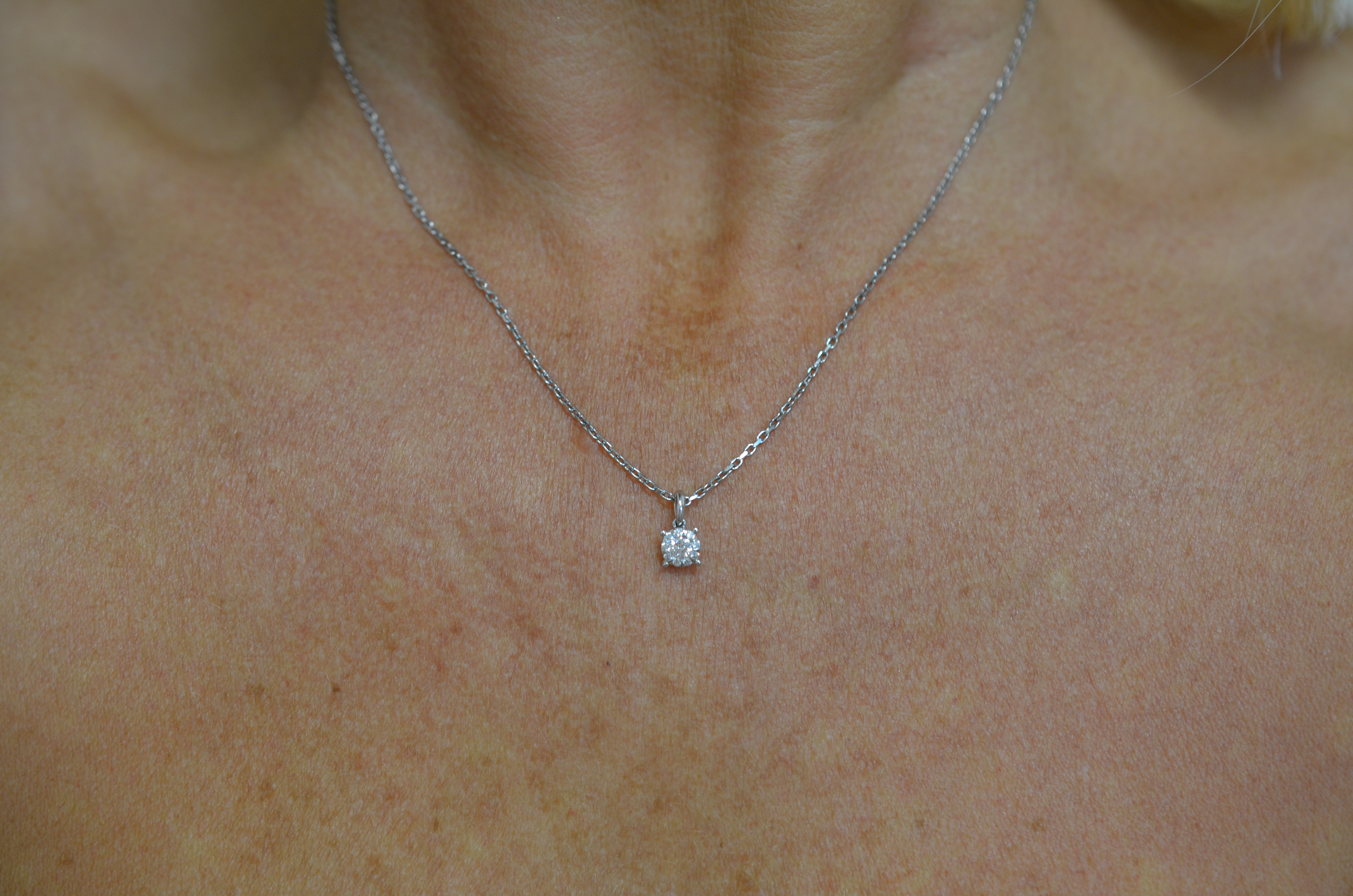 18k Diamanthänge 0,17 ct - 4