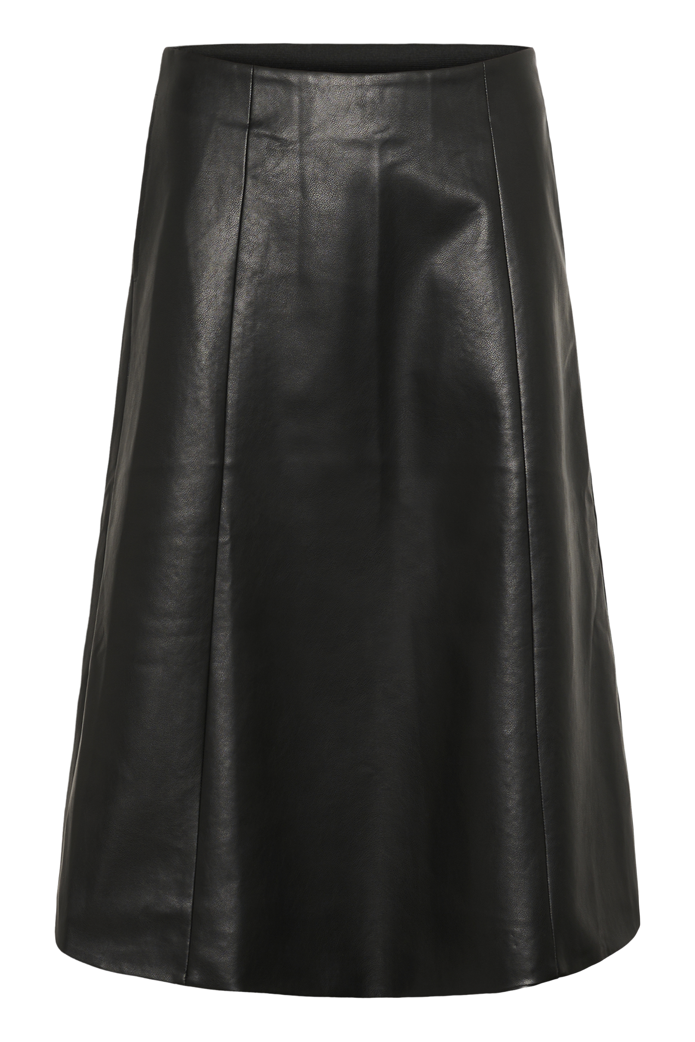 CRPaloma Skirt BPitch Black Kjol i skinnimitation - 6