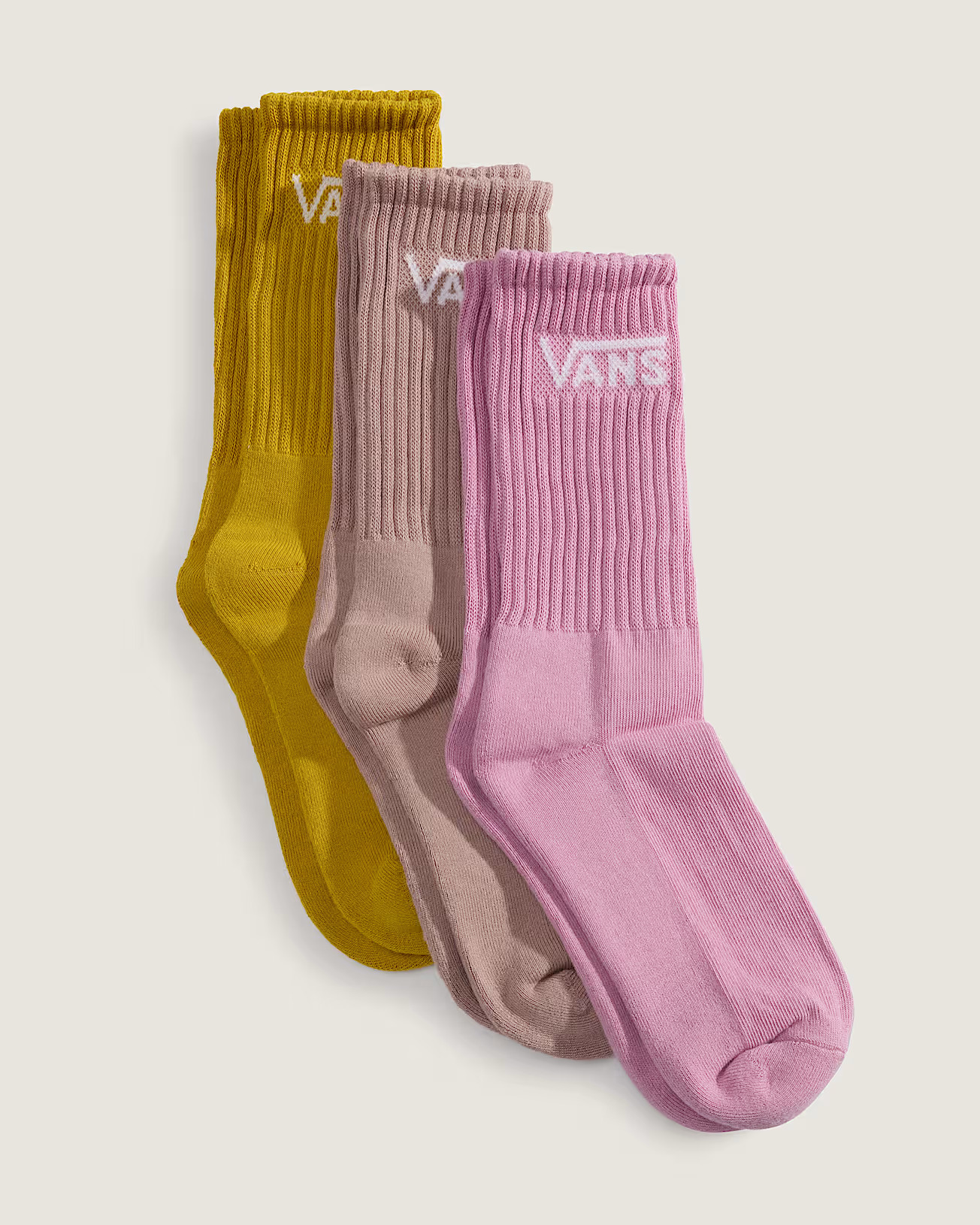 Vans Classic Crew Strumpor 3-Pack Pink Dawn