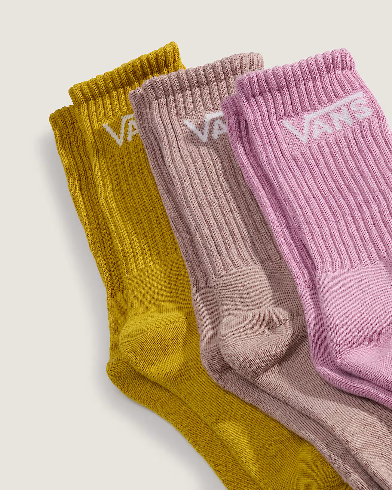 Vans Classic Crew Strumpor 3-Pack Pink Dawn - 3