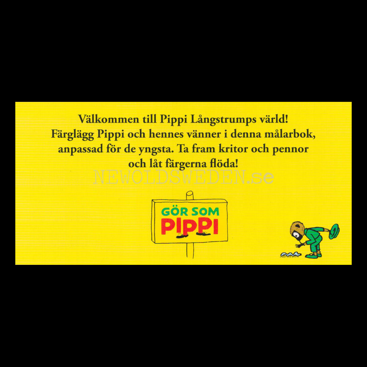 Pippi - MÅLARBOK PIPPI MIN FÖRSTA MÅLARBOK - Pippi LÅNGSTRUMP - L20 - 2