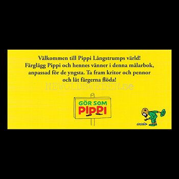 Pippi - MÅLARBOK PIPPI MIN FÖRSTA MÅLARBOK - Pippi LÅNGSTRUMP - L20