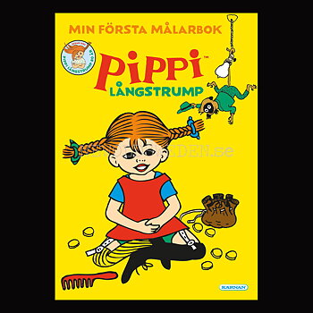 Pippi - MÅLARBOK PIPPI MIN FÖRSTA MÅLARBOK - Pippi LÅNGSTRUMP - L20