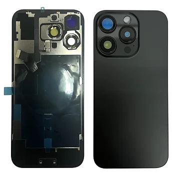 iPhone 16 Pro Max Baksida med NFC samt tejp - Svart Titan
