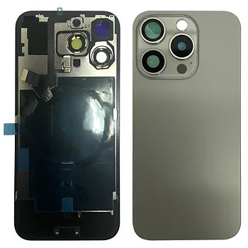 iPhone 16 Pro Max Baksida med NFC samt tejp - Naturlig Titan