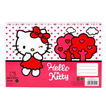 Hello Kitty Spiral Rithäfte 30 blad - Sweetheart