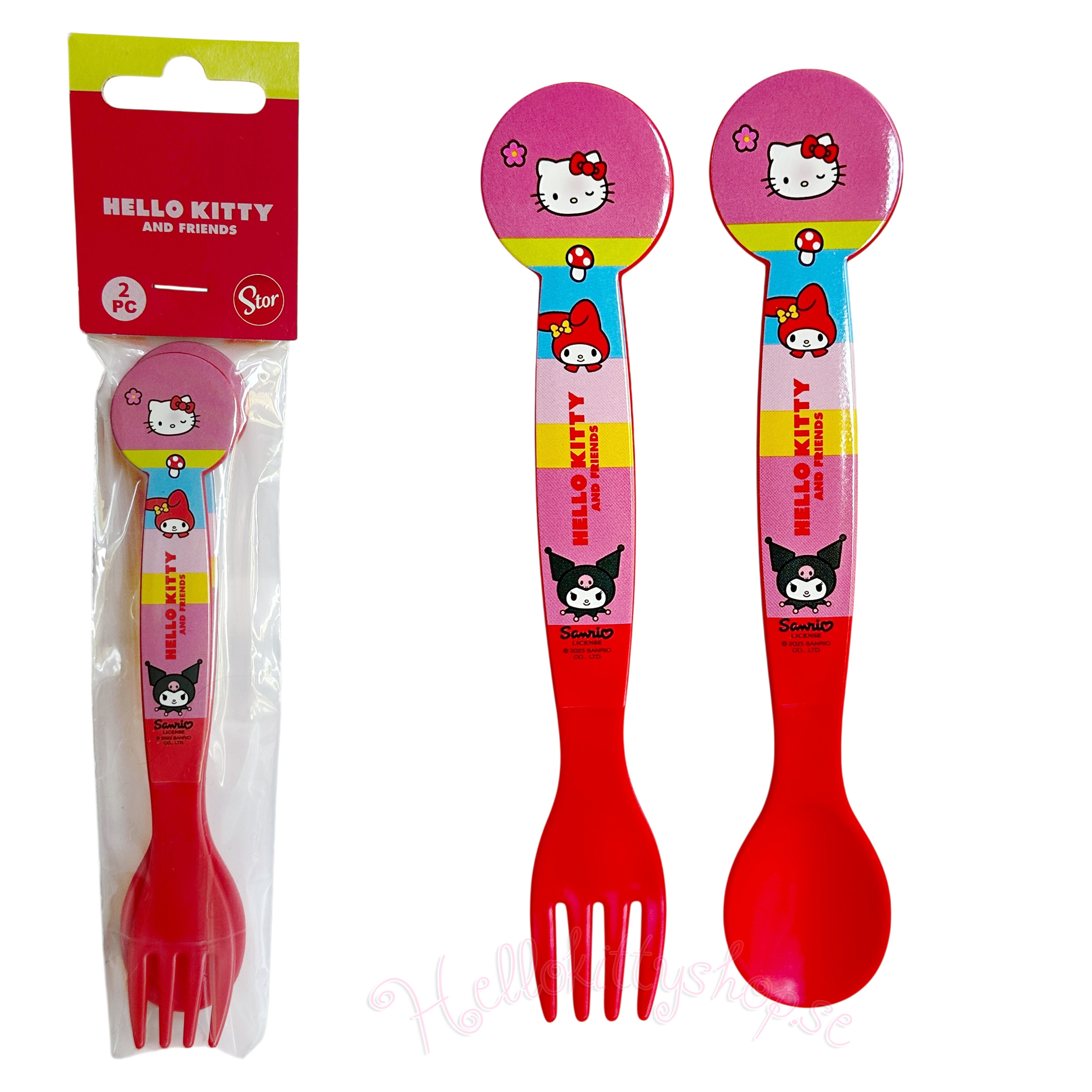 Hello Kitty & Friends Bestickset 16 cm