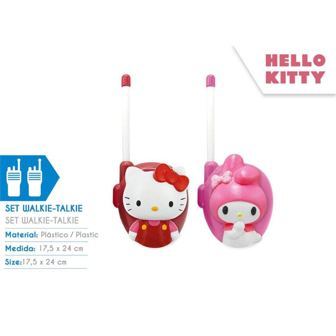 Hello Kitty & My Melody 3D Walkie Talkies - 3