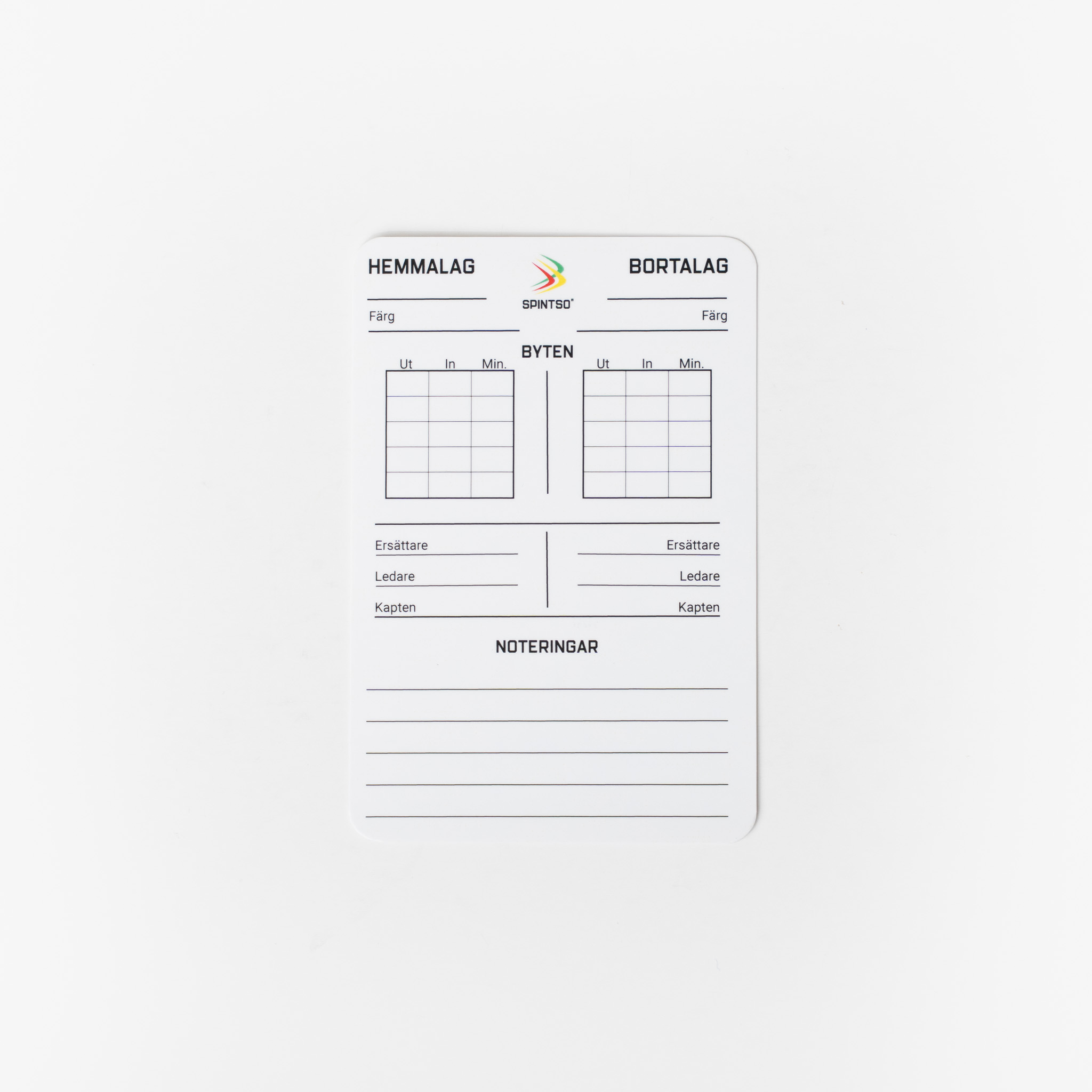 Spintso Notecard Football Swedish - 3