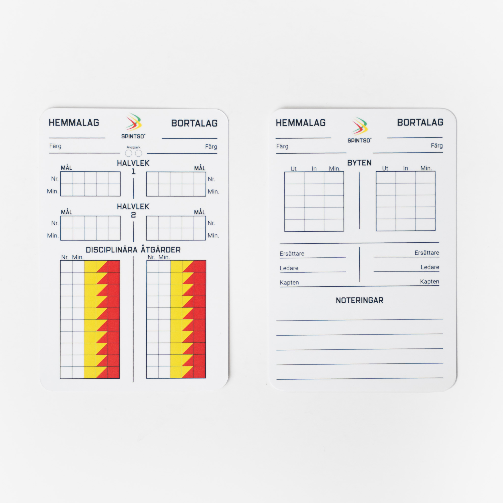 Spintso Notecard Football Swedish