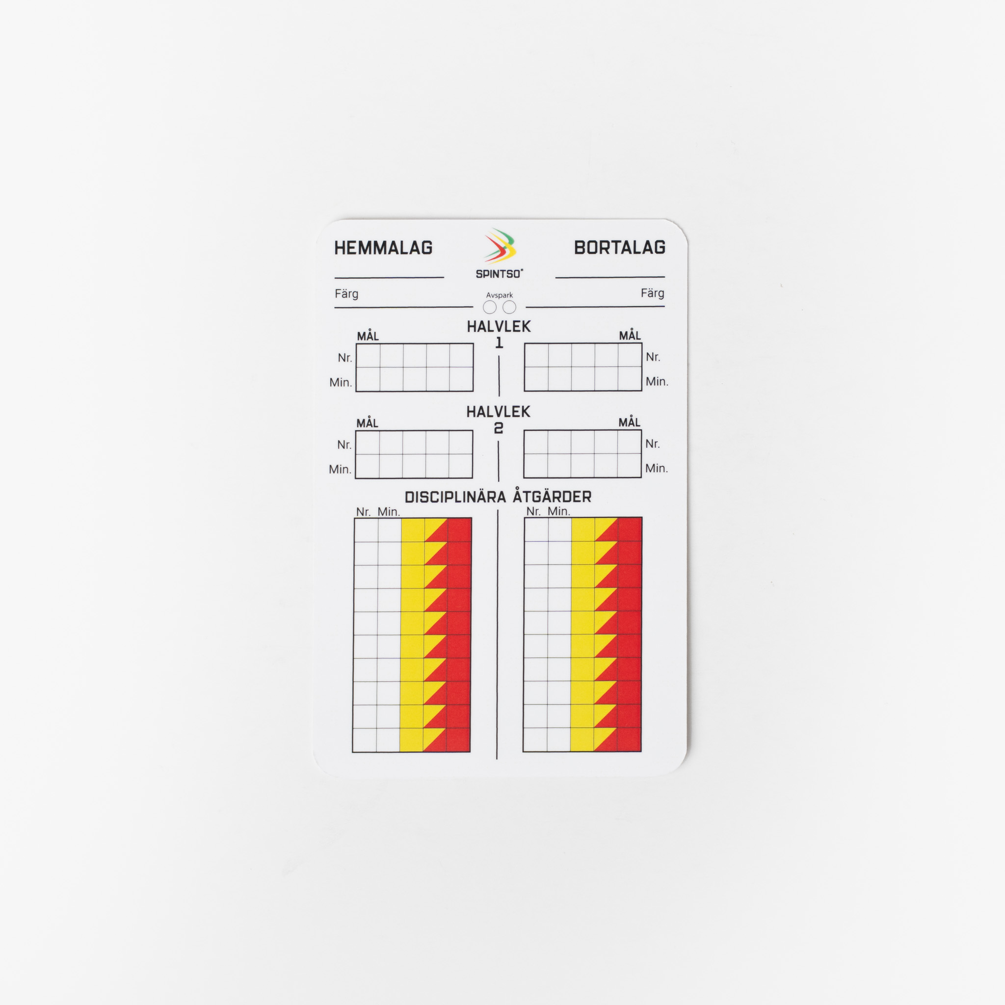 Spintso Notecard Football Swedish - 2