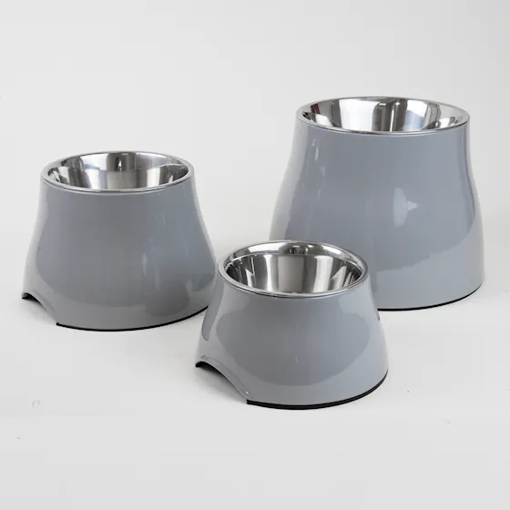 Selected by ZOO Food bowl Solid Ergo, Gray - Various sizes - 3