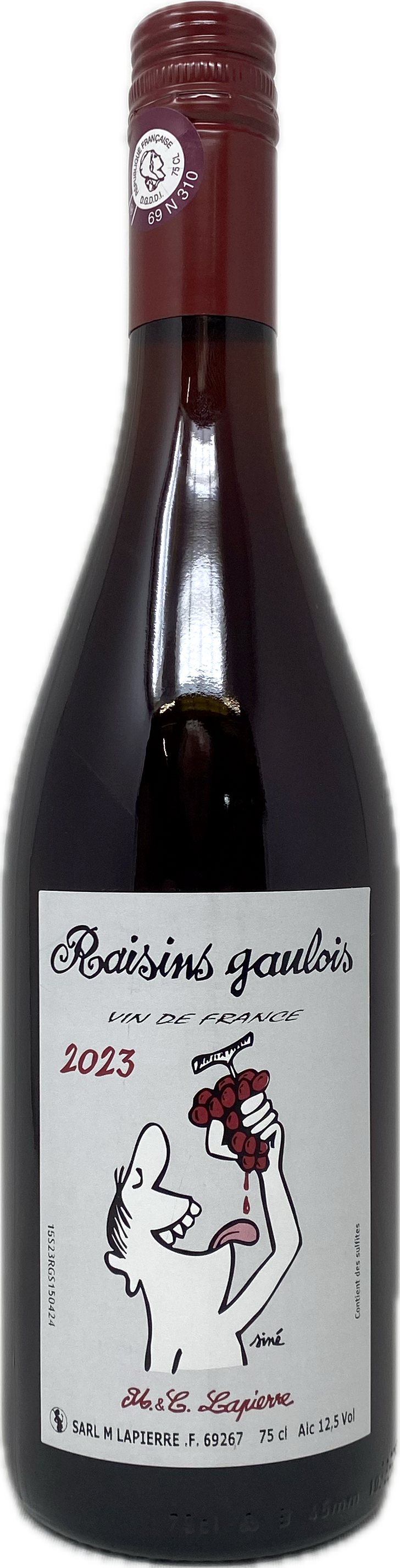 2023 RAISINS GAULOIS MARCEL LAPIERRE, 75 cl