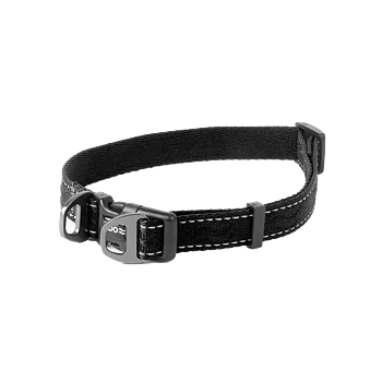 Selected by ZOO Dog collar Rufus adjustable, Black - Various sizes