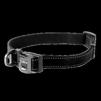 Selected by ZOO Dog collar Rufus adjustable, Black - Various sizes