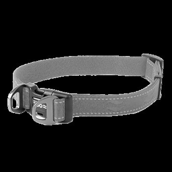 Selected by ZOO Dog collar Rufus adjustable, Gray - Various sizes