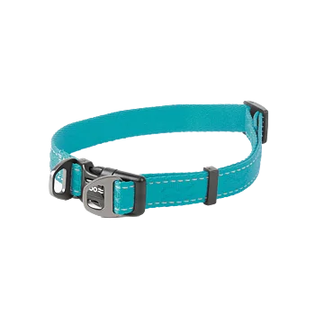 Selected by ZOO Dog collar Rufus adjustable, Turquoise - Various sizes