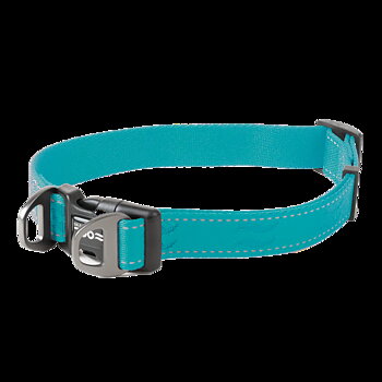 Selected by ZOO Dog collar Rufus adjustable, Turquoise - Various sizes
