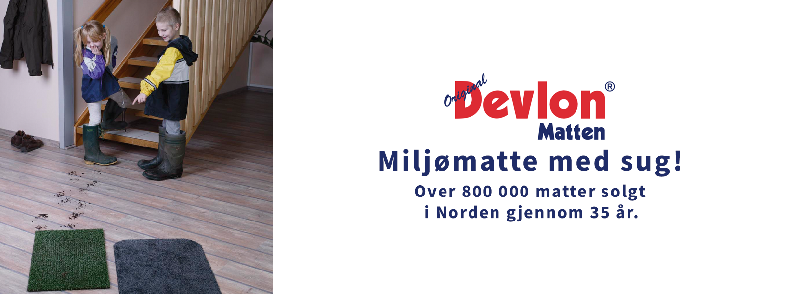 Devlonmatta i paketmed 3st  Grå svart - 2