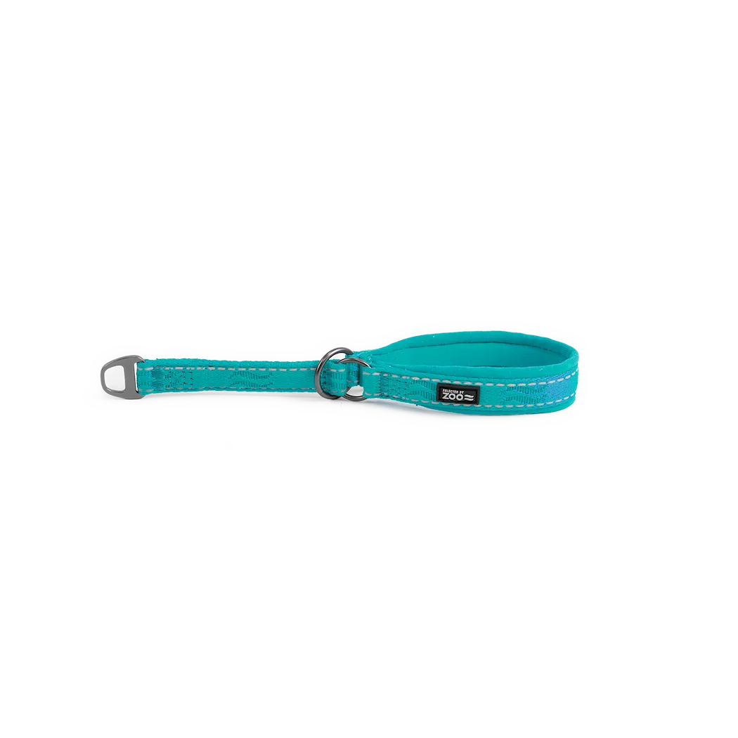 Selected by ZOO Dog Collar Rufus Half Iron, Turquoise - Various sizes - 5