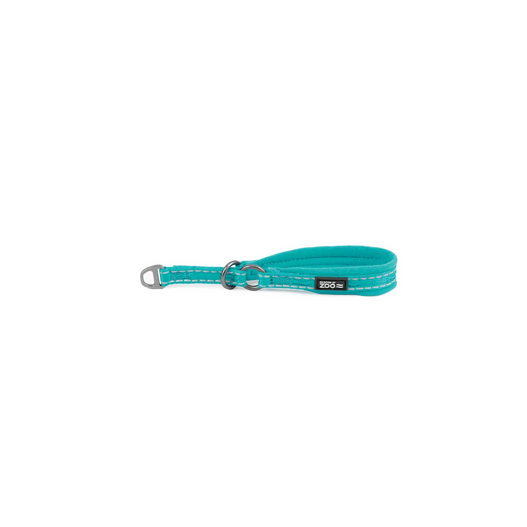 Selected by ZOO Dog Collar Rufus Half Iron, Turquoise - Various sizes - 6