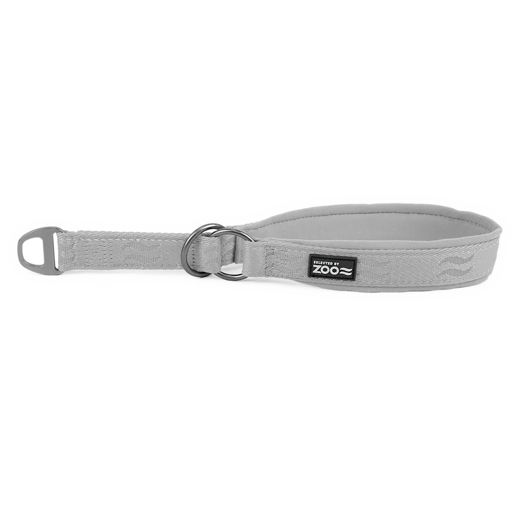 Selected by ZOO Dog collar Rufus half-strap, Gray - Various sizes - 2