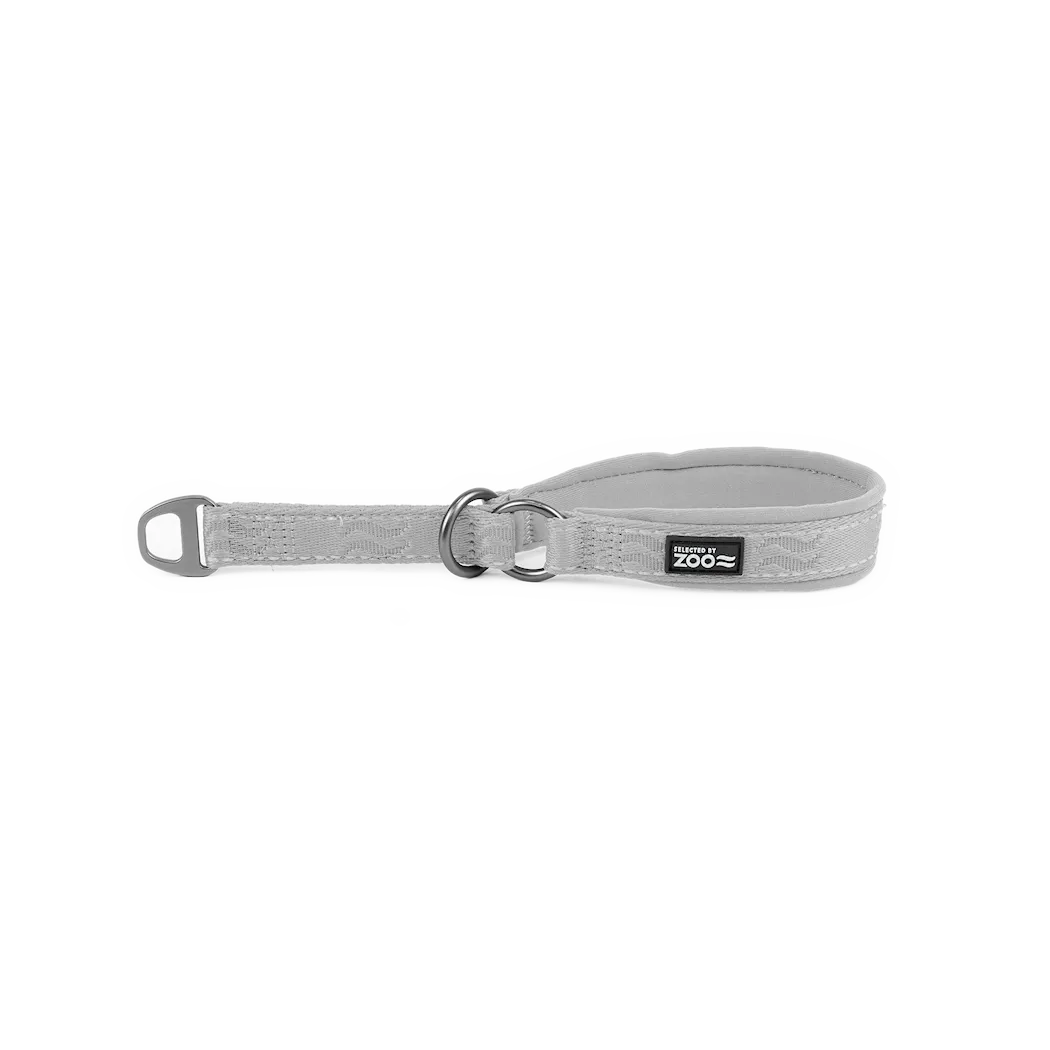 Selected by ZOO Dog collar Rufus half-strap, Gray - Various sizes - 4