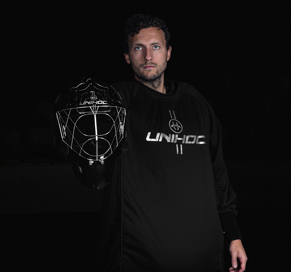 Unihoc Goalie Mask Alpha Prime Evolab silver edt. - 5
