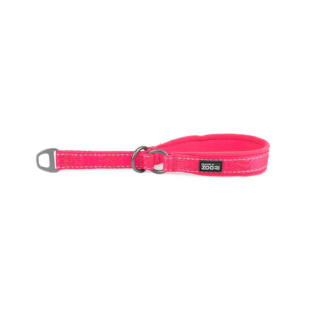 Selected by ZOO Dog collar Rufus half-strap, Pink - Various sizes - 3