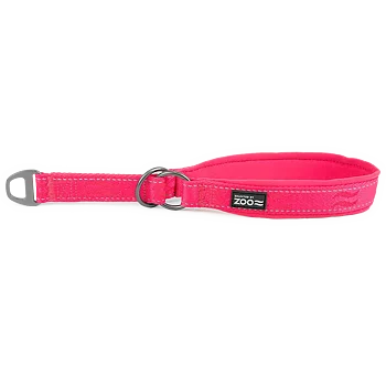 Selected by ZOO Dog collar Rufus half-strap, Pink - Various sizes