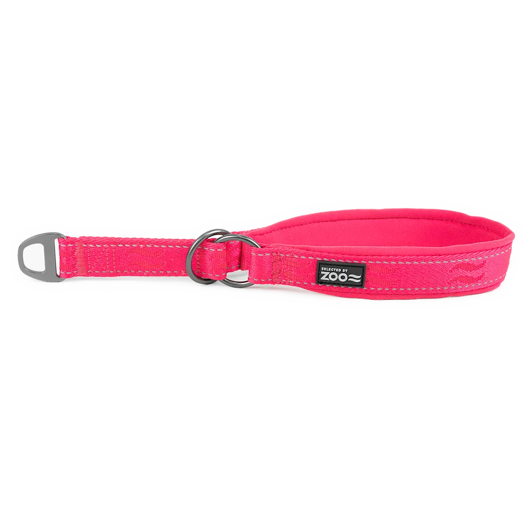 Selected by ZOO Dog collar Rufus half-strap, Pink - Various sizes - 2
