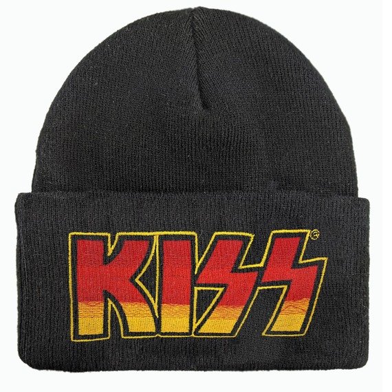Kiss Logo Beanie by Amplified Clothing