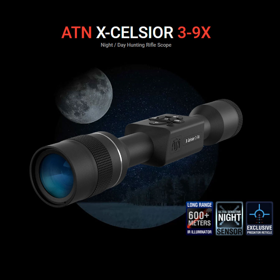ATN X-Celsior 3-9x Digitalt Dag & Nattsikte - 9