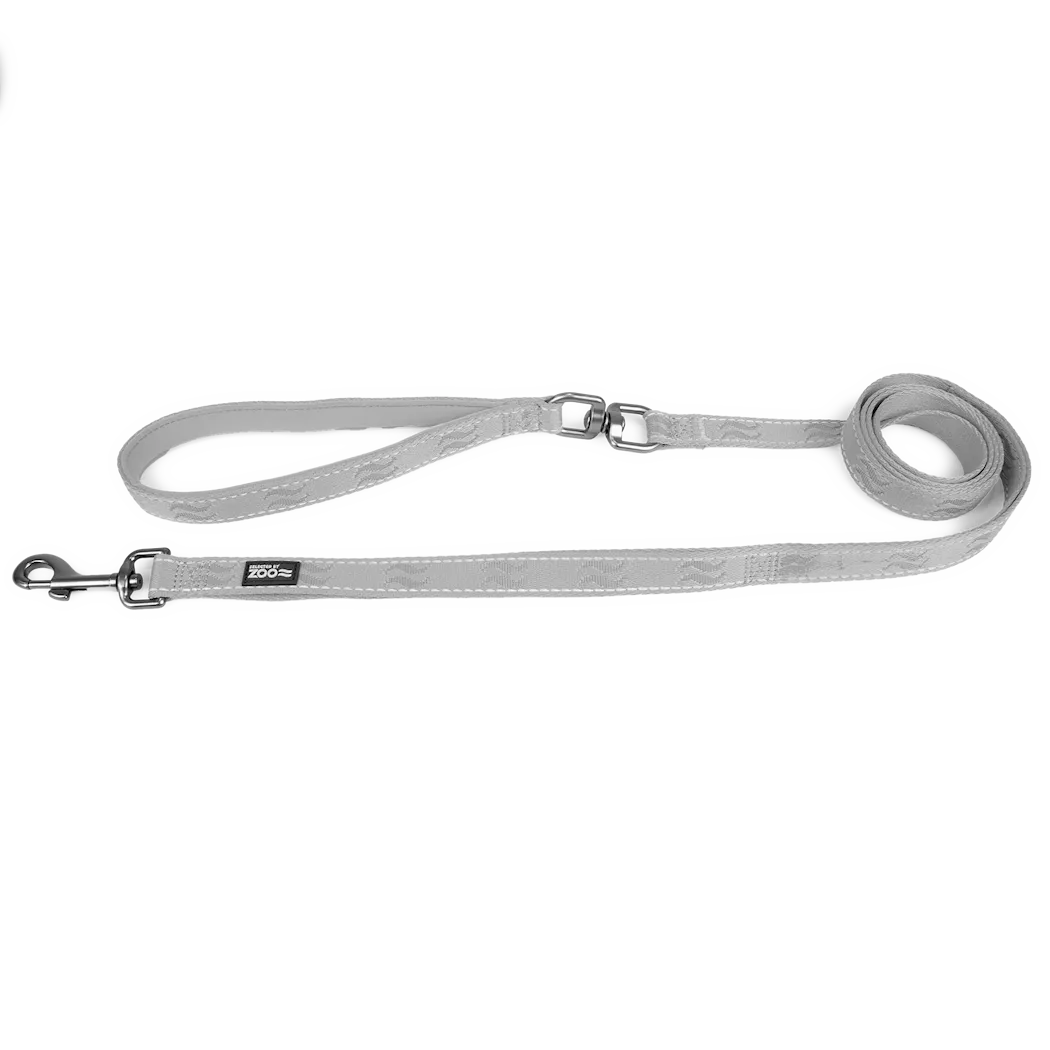 Selected by ZOO Leash Rufus, Gray - Various sizes