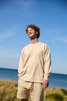 Tiger Cotton Oversized Långärmad T-shirt - Unisex - Neutral - EKO - 8 olika färger