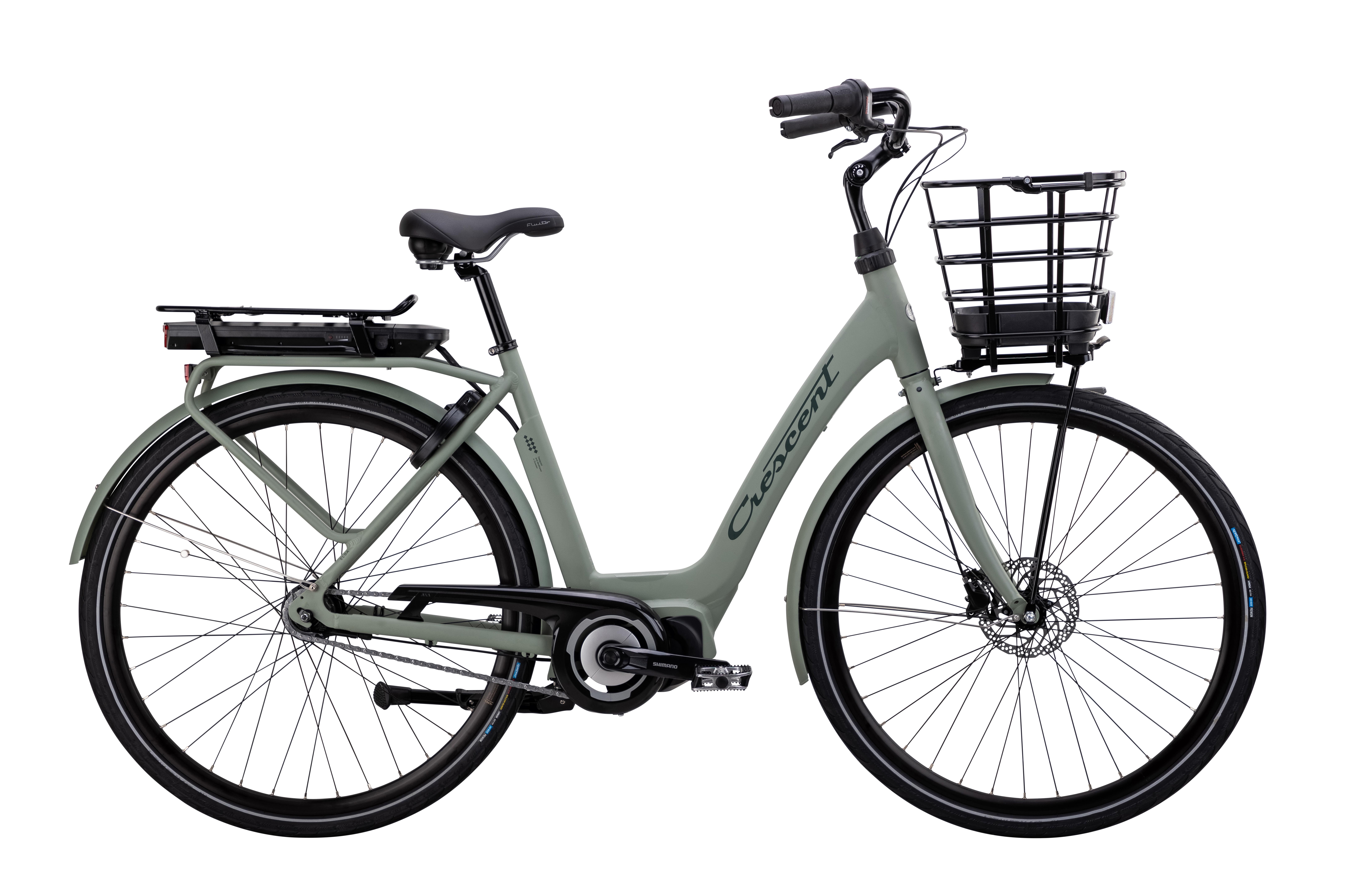 Crescent Elsa 7-vxl, Shimano mittmotor - 2