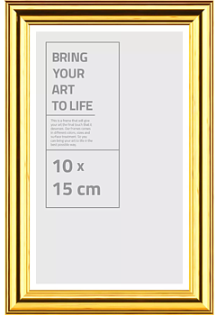 Ram Carl Guld 10x15cm
