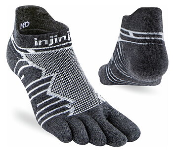 Injinji Ultra Run No-Show Wool liuskekivi