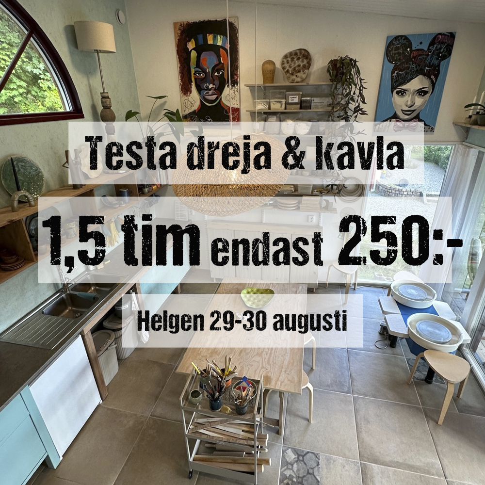 TESTA PÅ KERAMIK 29-30 aug