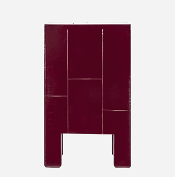 Sidobord Brick, Röd
