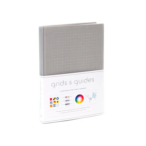 Grids & Guides Notebook, Gray - 3