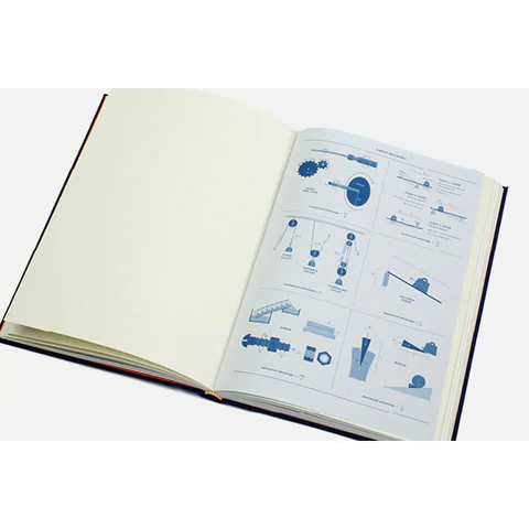 Grids & Guides Notebook, Navy - 7