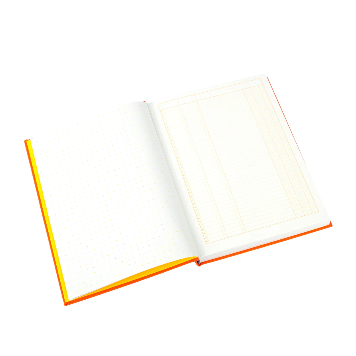 Grids & Guides Notebook, Orange - 5