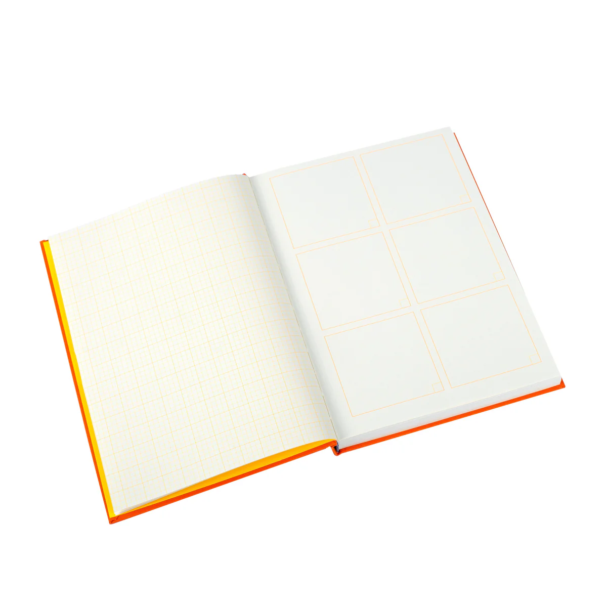 Grids & Guides Notebook, Orange - 3
