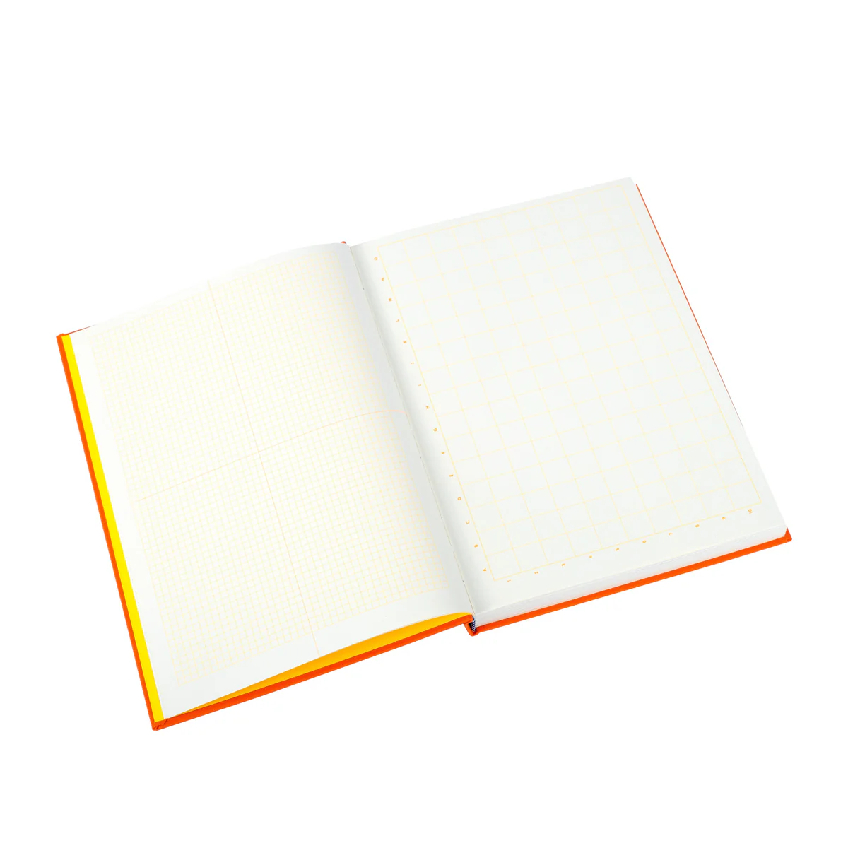 Grids & Guides Notebook, Orange - 4