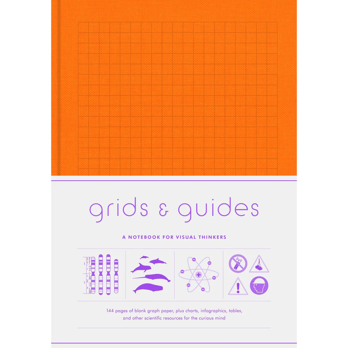 Grids & Guides Notebook, Orange