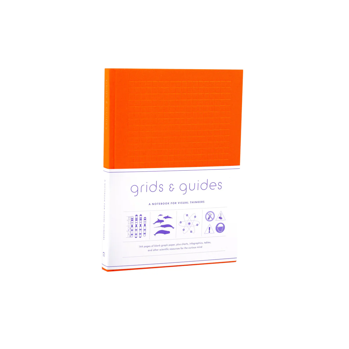 Grids & Guides Notebook, Orange - 11