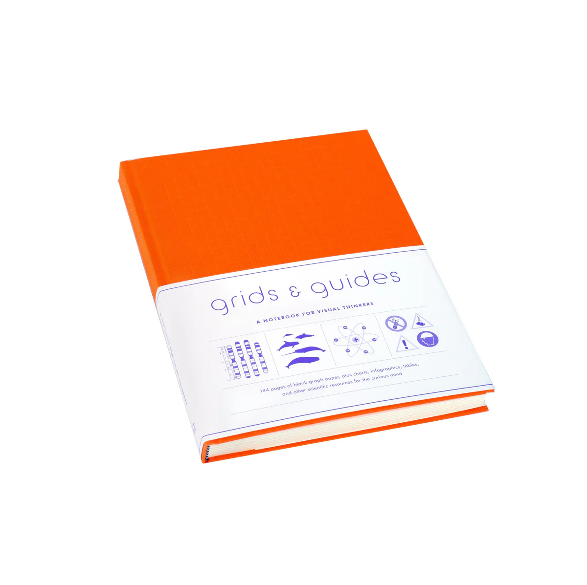 Grids & Guides Notebook, Orange - 2