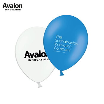 Avalon Ballonger Vit & Blå 50pack